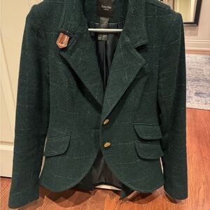 Smythe Women's Green Equestrian blazer